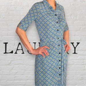 LAUNDRY by SHELLY SEGAL TURQUOISE DRESS